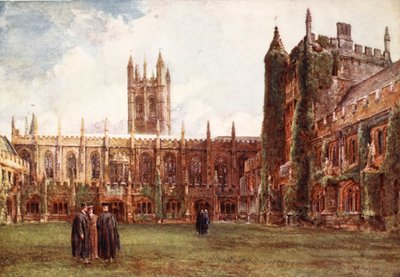 I chiostri, Magdalen College, 1903 da John Fulleylove